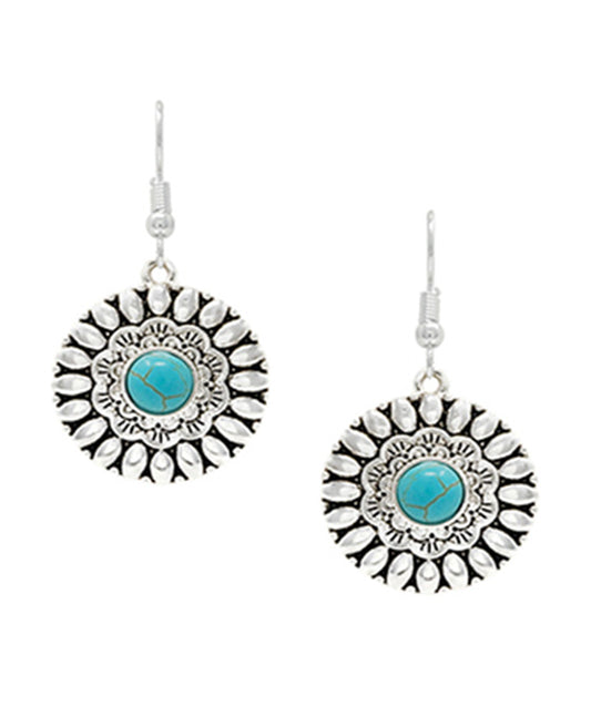 Round Navajo Earring