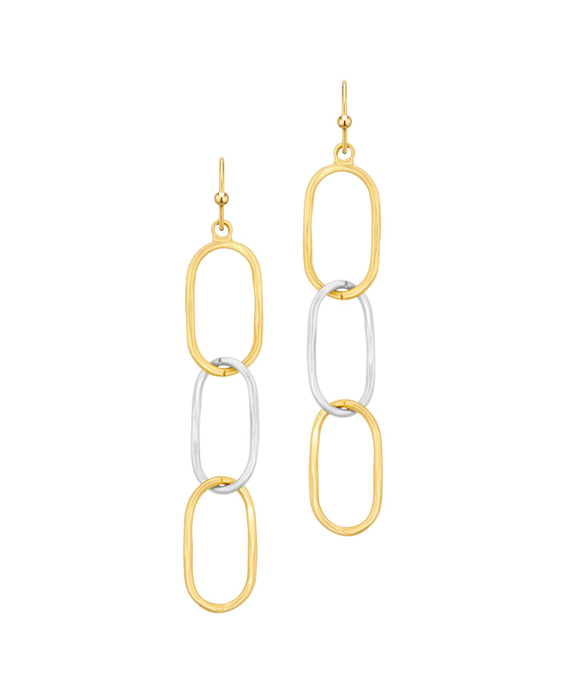 Metal Link Earring