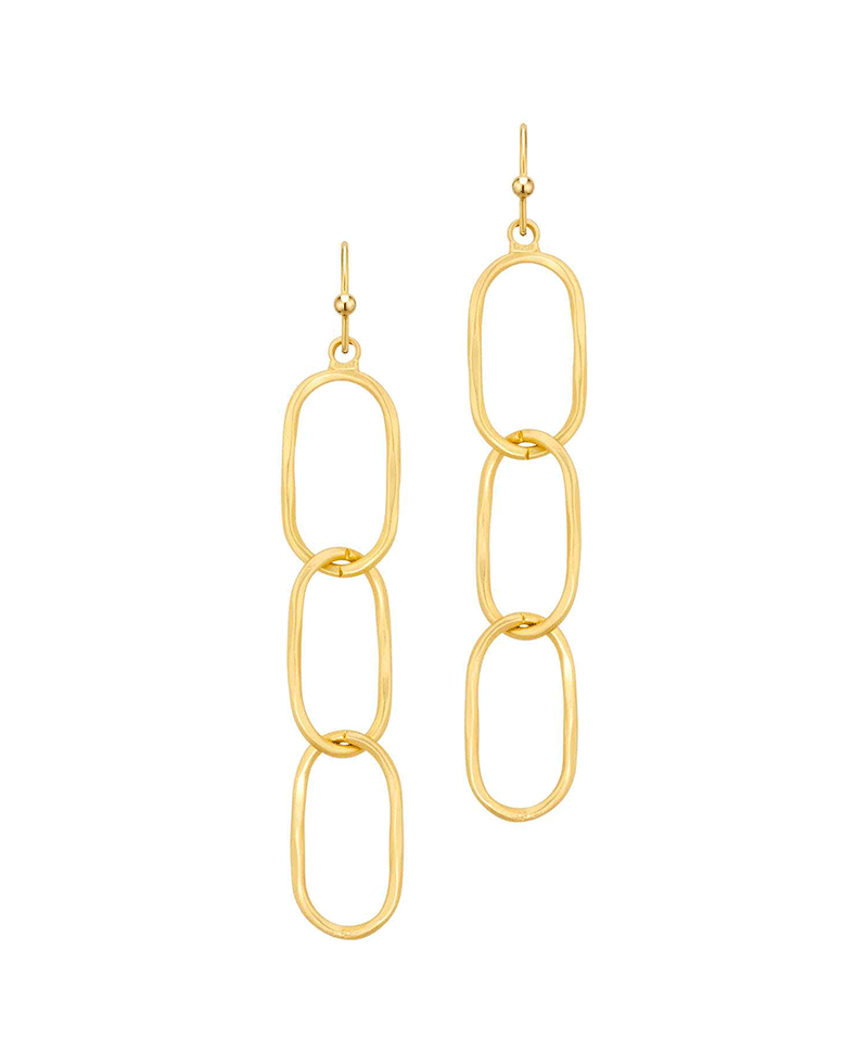 Metal Link Earring