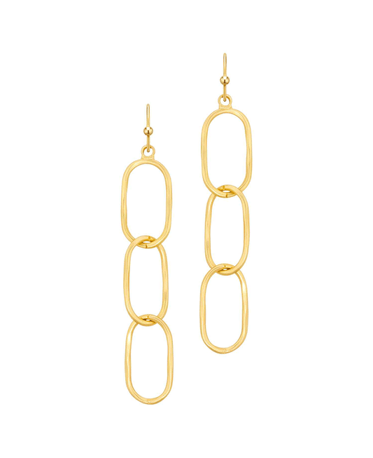 Metal Link Earring