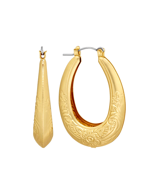 Metal 40mm Hoop Earring