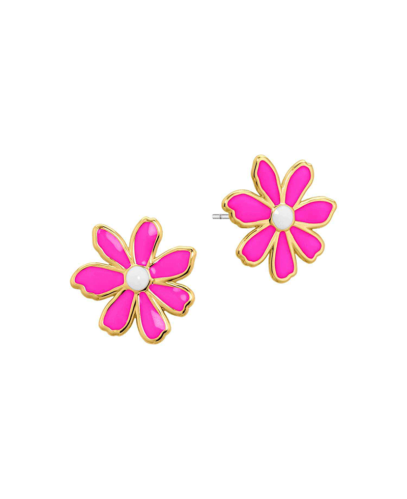 Epoxy Flower Stud Earring