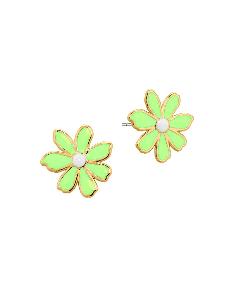 Epoxy Flower Stud Earring