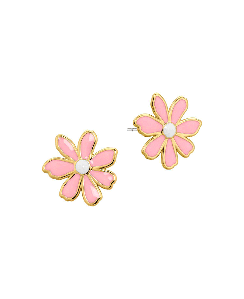 Epoxy Flower Stud Earring