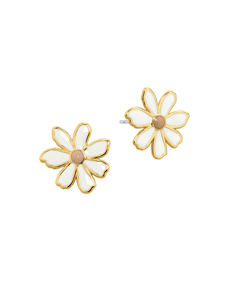 Epoxy Flower Stud Earring