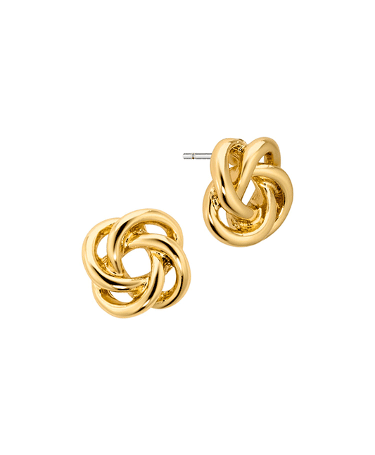 Metal Knot Stud Earring