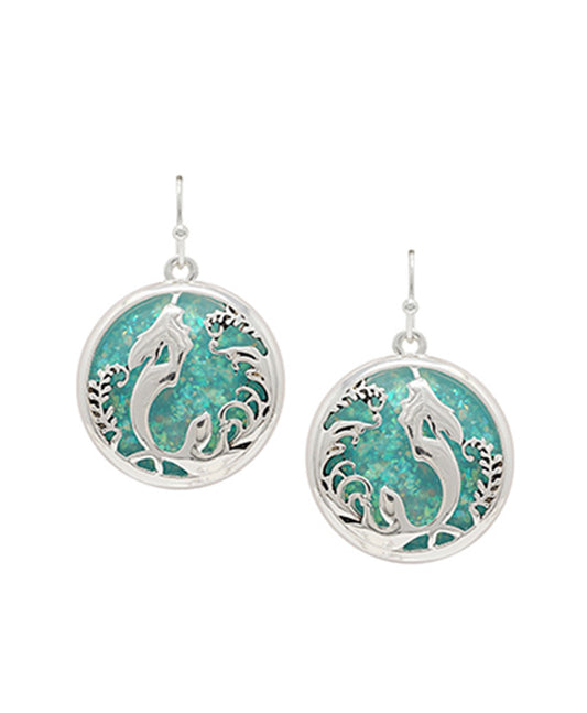 Mermaid w/ Opal Earring