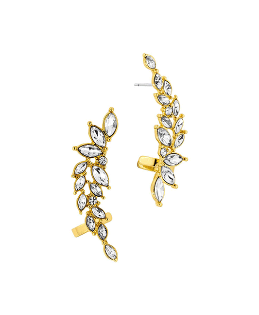 Crystal Ear Cuff Post Earring
