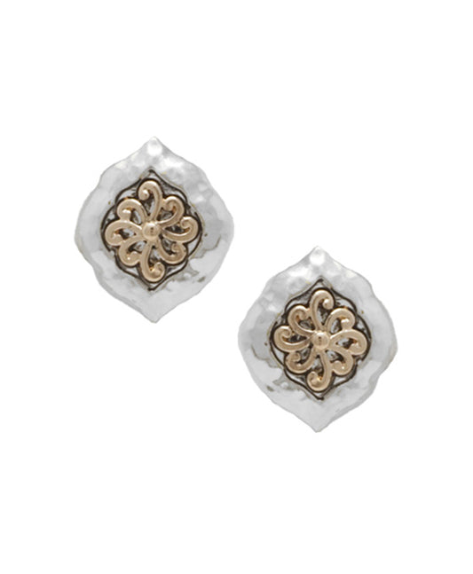 Geometric Tailored Clip Earring