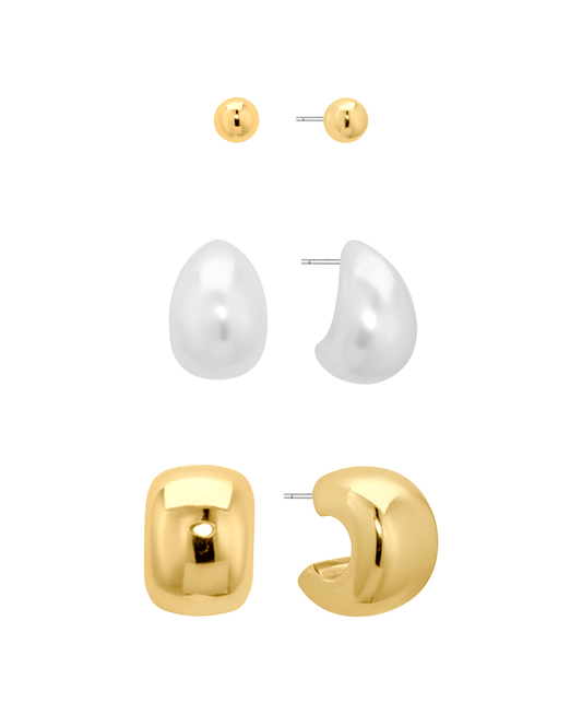 Multi 3 Set Earring