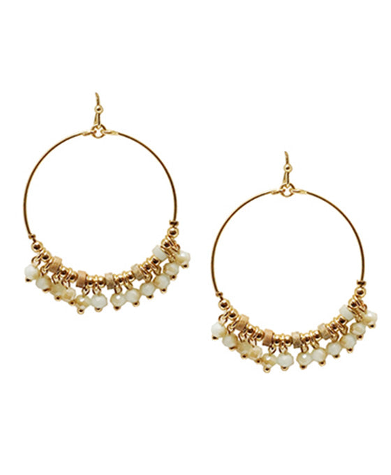 Dangle Stone Bead Earring