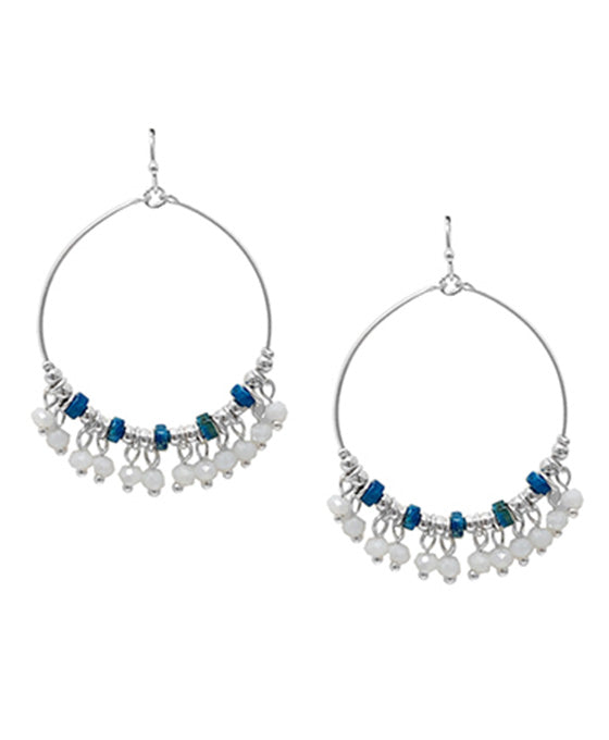 Dangle Stone Bead Earring