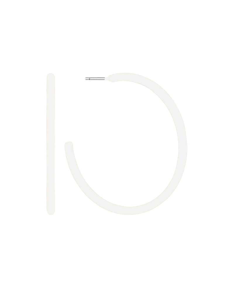 Epoxy 40mm Hoop Earring