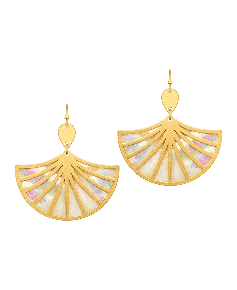 Pearl Fanwise Earring