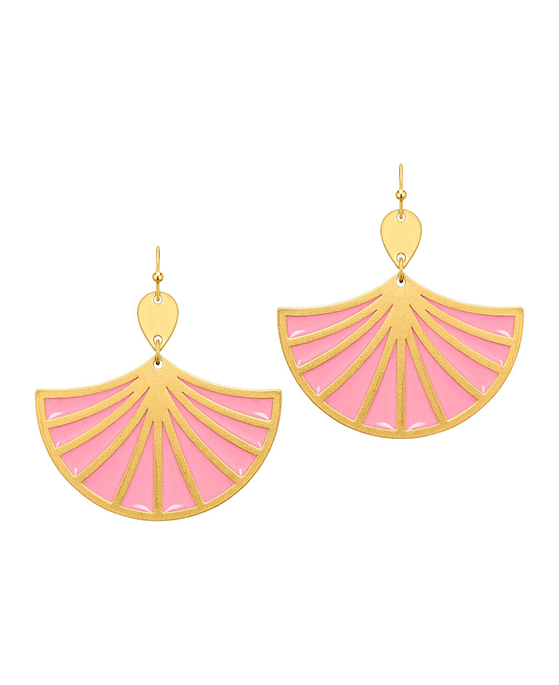 Epoxy Fanwise Earring