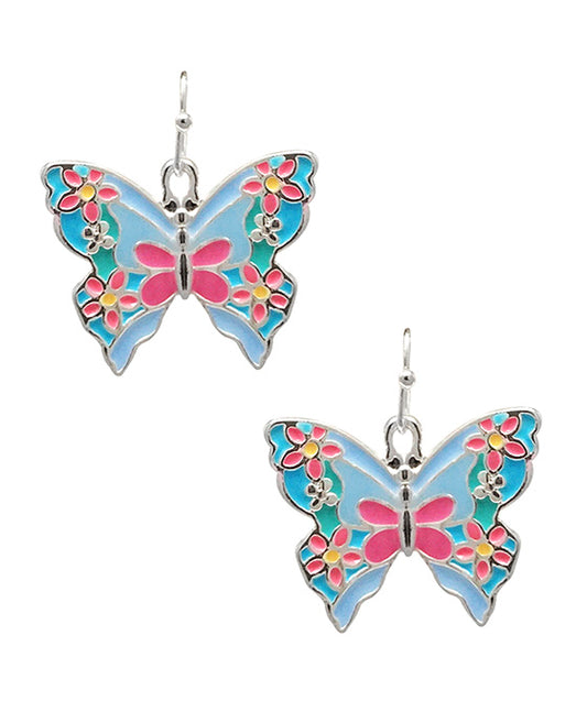 Butterfly Epoxy Earring