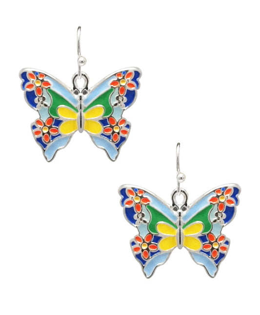 Butterfly Epoxy Earring