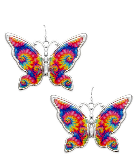 Butterfly Tie-Dye Earring