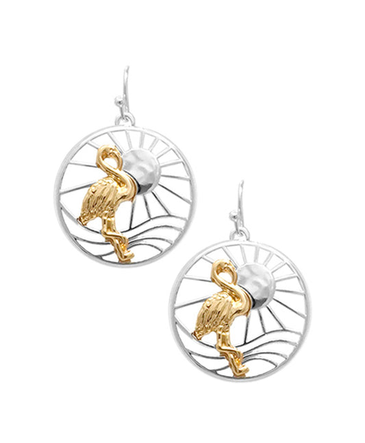 Flamingo Sunrise Earring