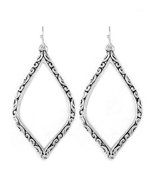 Marquise Tailored Cutout Earring