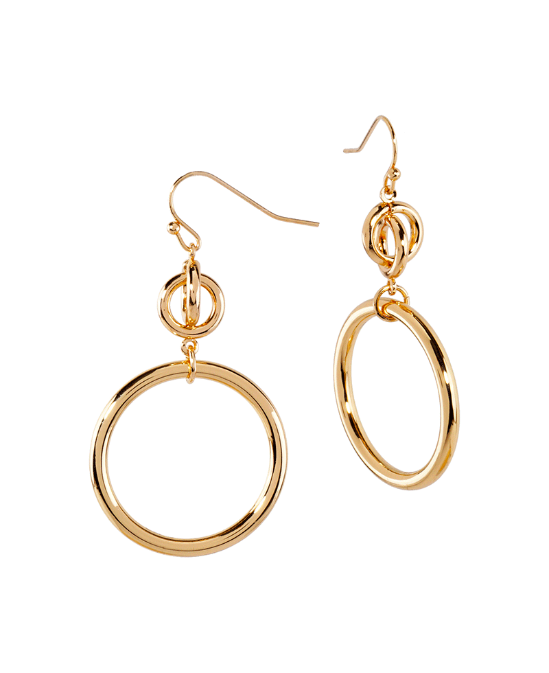 Metal Circle Earring