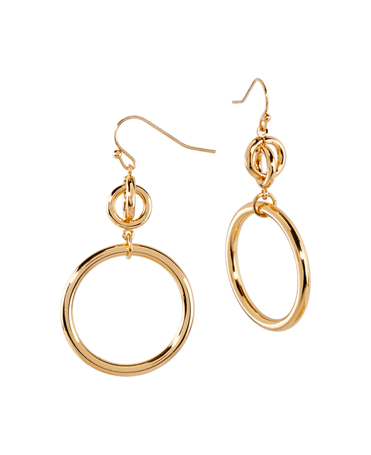 Metal Circle Earring