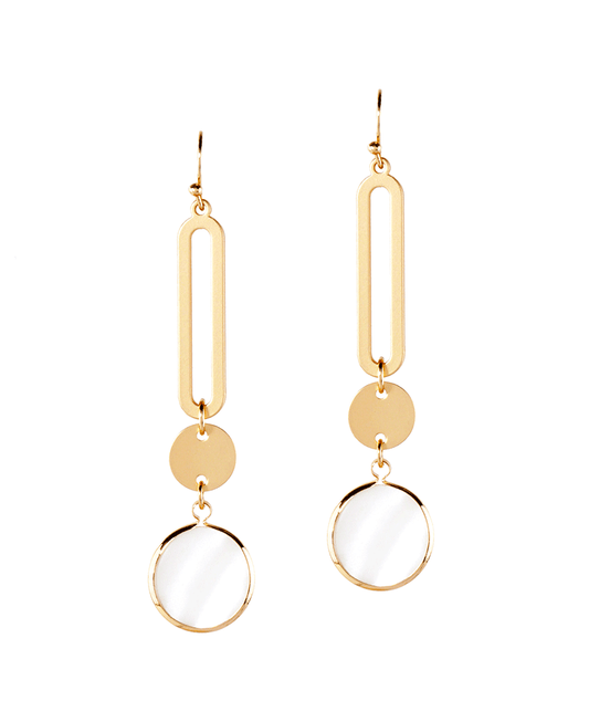 Shell 3 Drop Earring