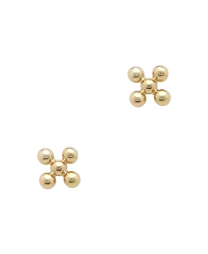 Cross Shape Post Earring