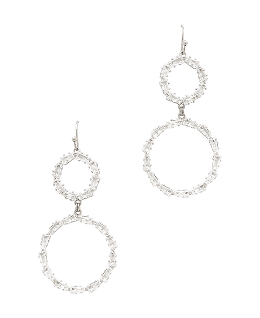 Beaded Round Drop Earring