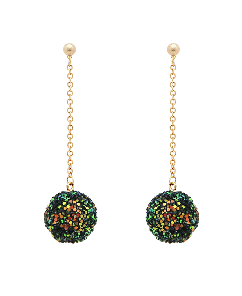 Sparkle Ball Drop Earring