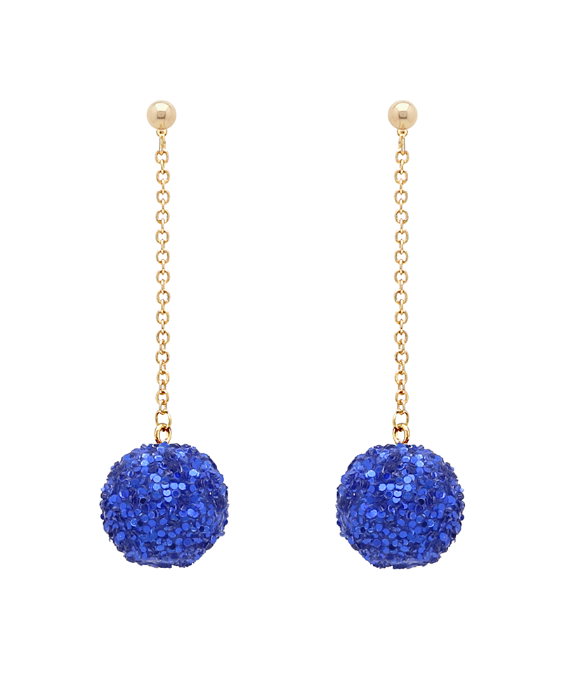 Sparkle Ball Drop Earring