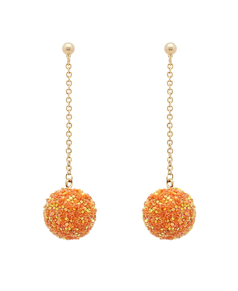 Sparkle Ball Drop Earring