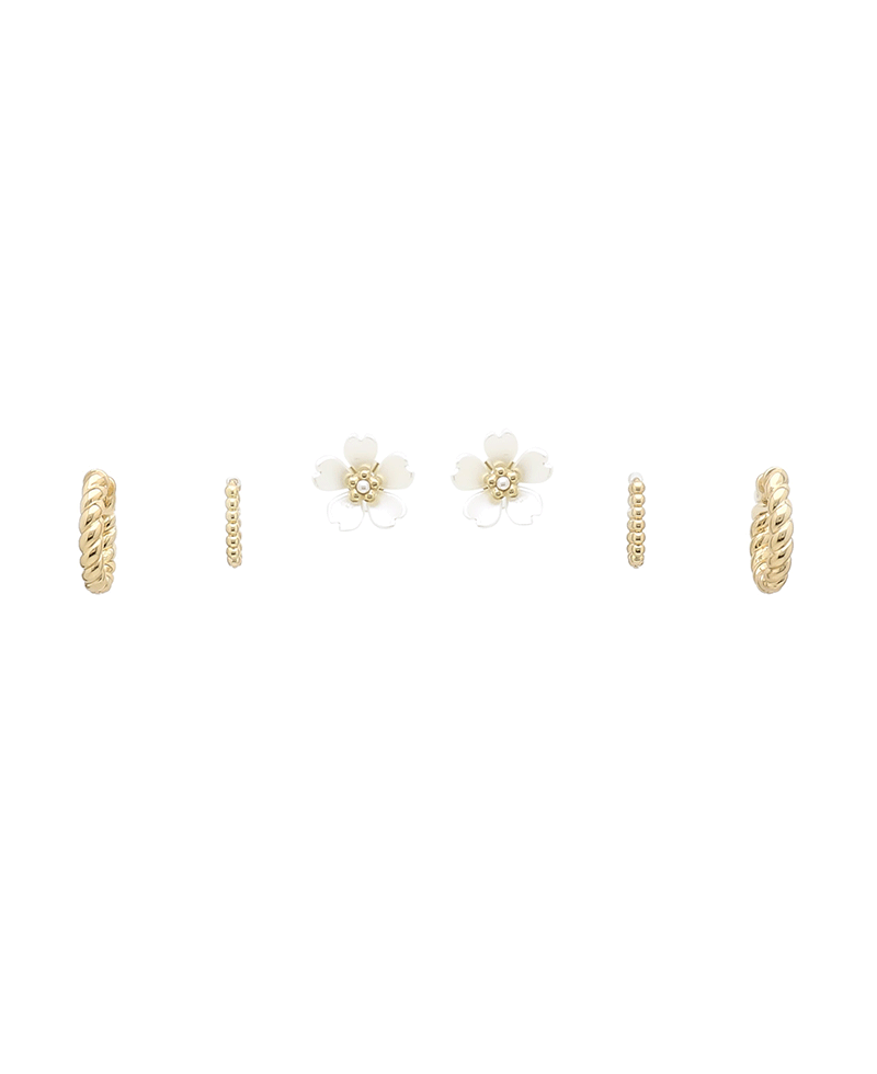 Multi 3 Pair Earring