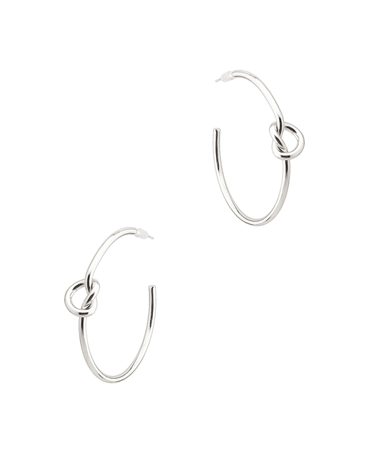 Knot Hoop Earring