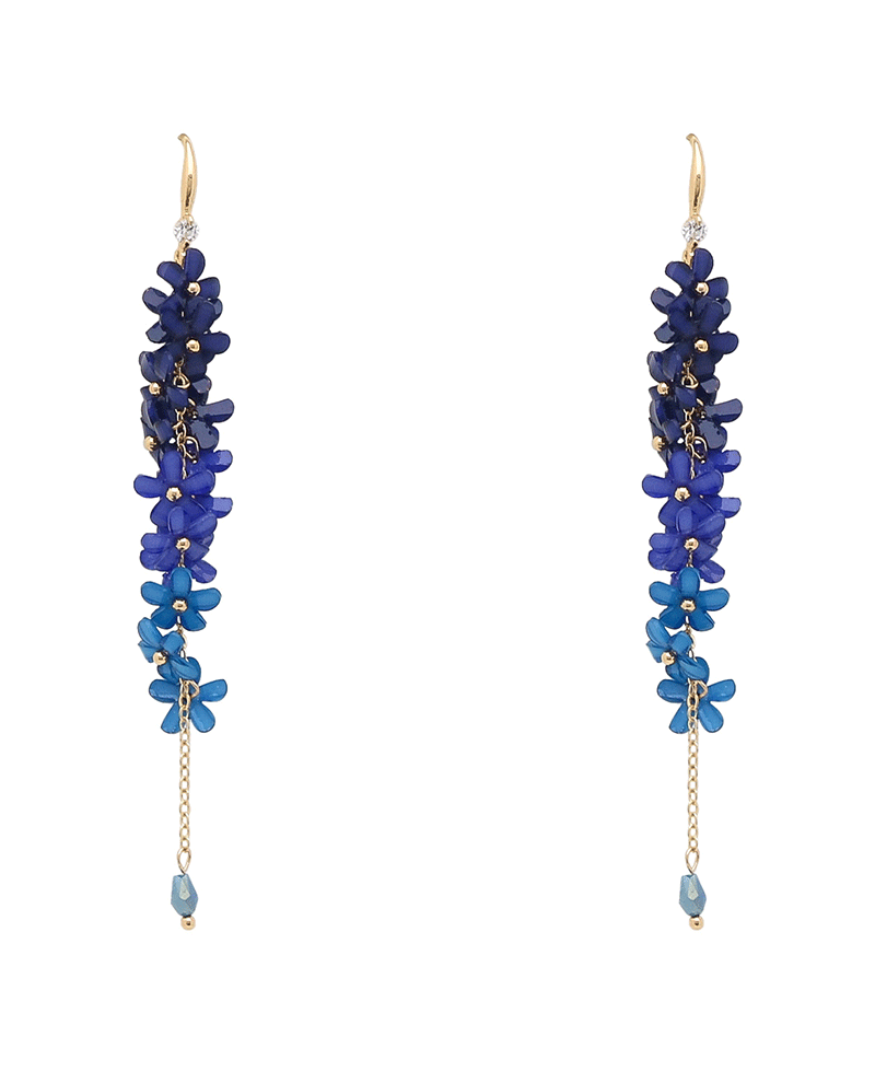 Ombre Liner Flower Earring