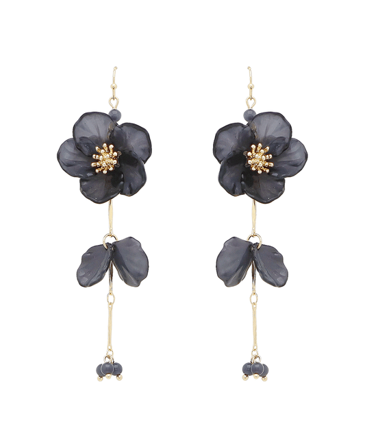 Flower Drop Earring