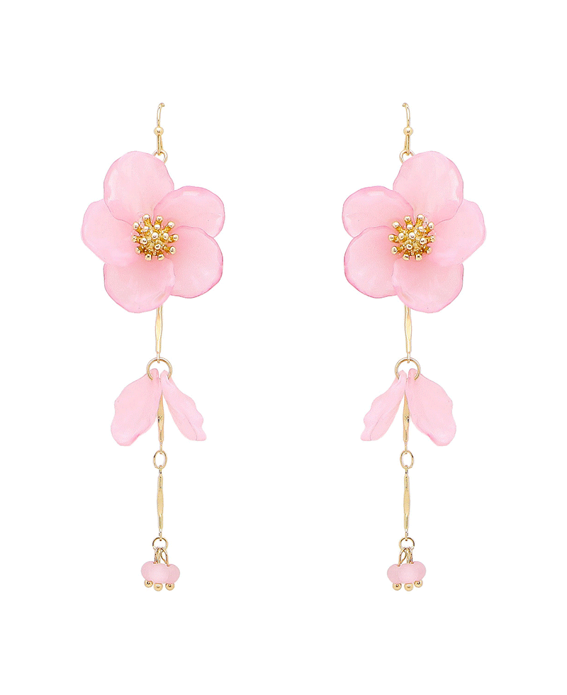 Flower Drop Earring