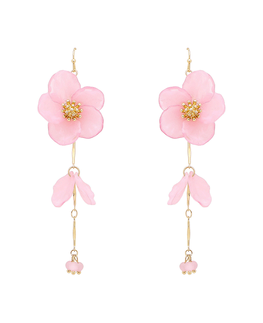Flower Drop Earring