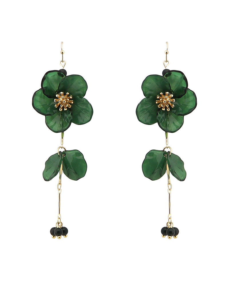 Flower Drop Earring