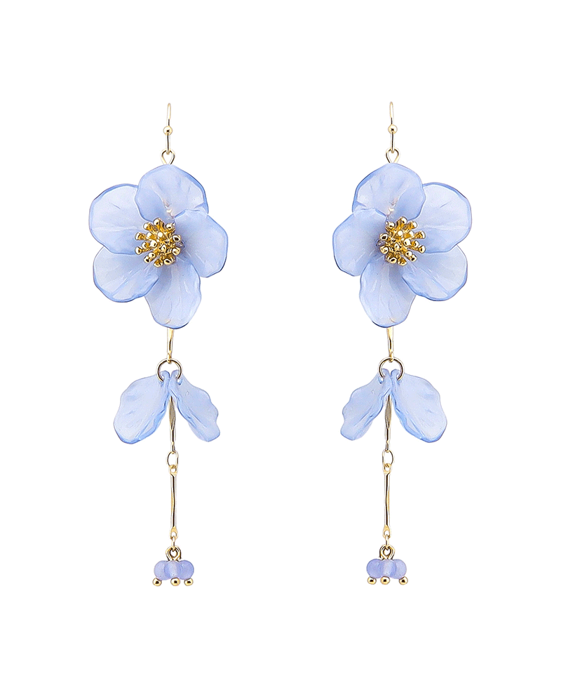 Flower Drop Earring