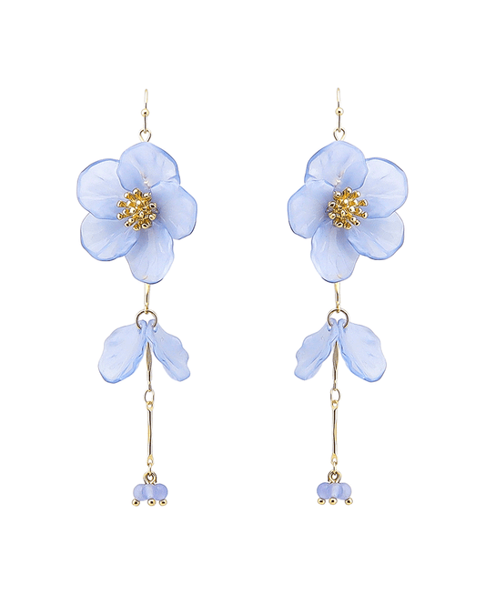 Flower Drop Earring