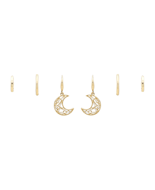 Multi 3 Pair Earring