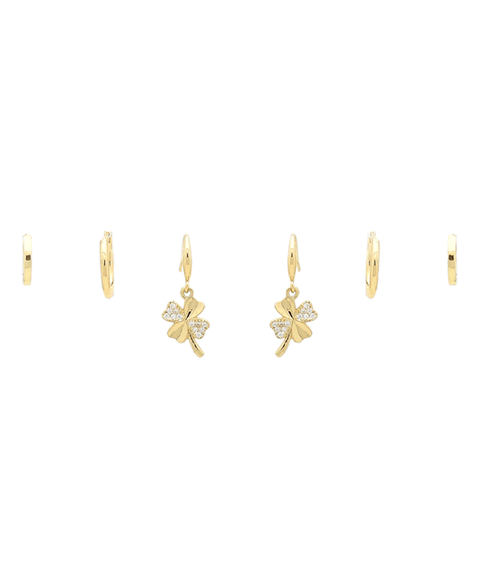 Multi 3 Pair Earring