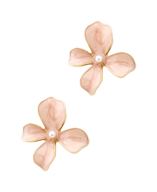 Flower Post Earring
