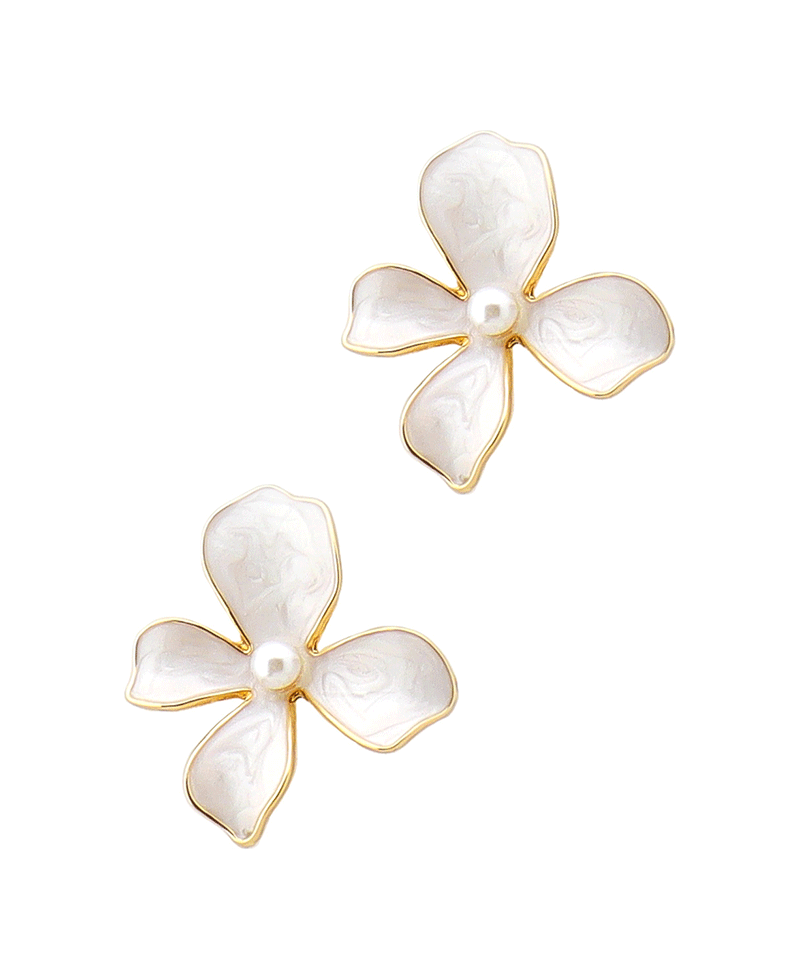 Flower Post Earring
