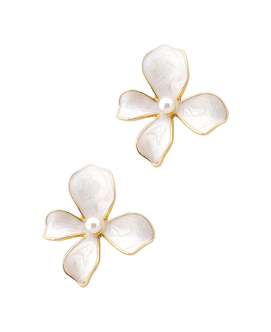 Flower Post Earring