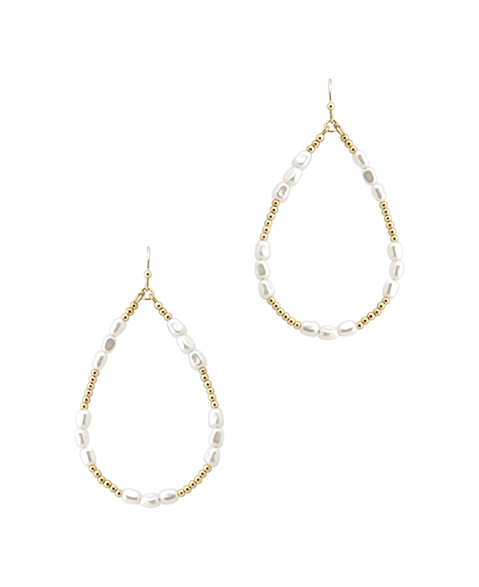 CCB w/ Pearl Teardrop Earring