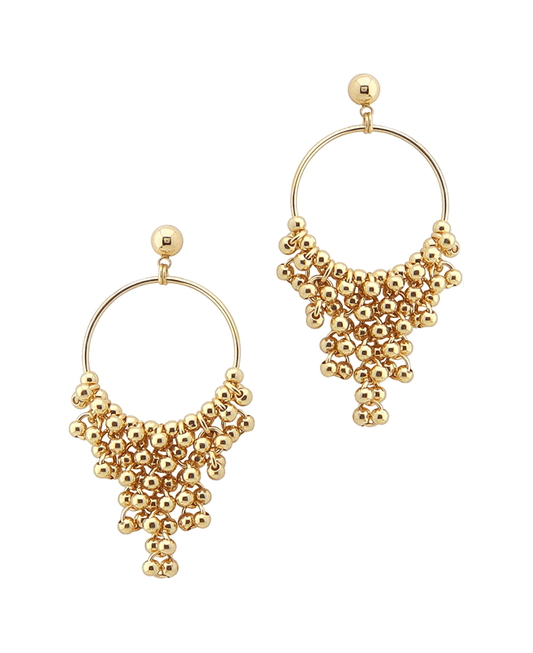 CCB Cluster Round Post Earring