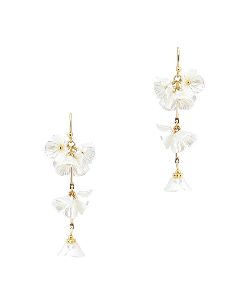 Flower Drop Earring