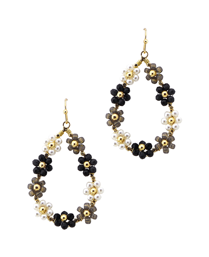Flower Teardrop Earring